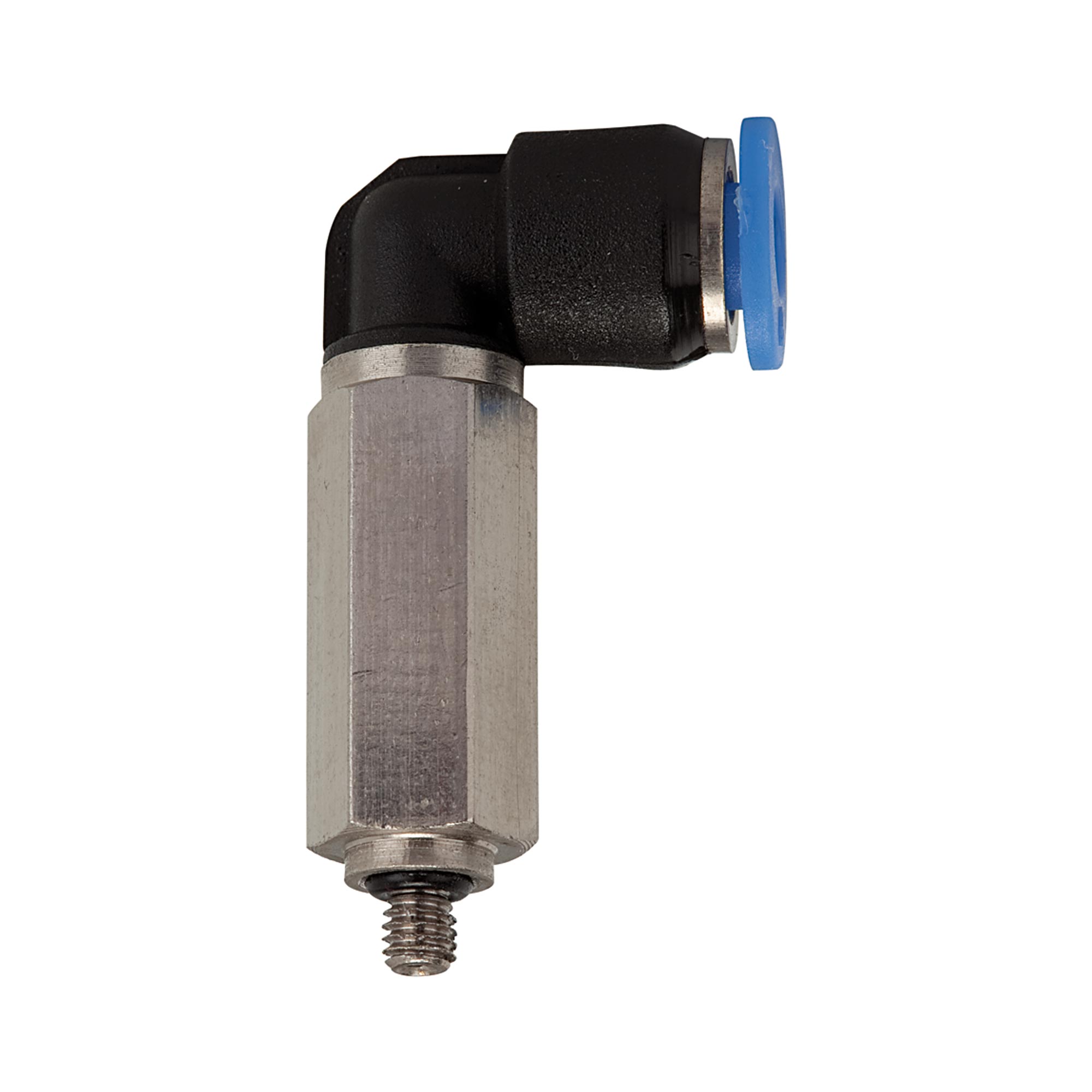 L-Steckverschraubung »Blaue Serie« mini, lang, drehbar Blaue Serie mini - Riegler K1235