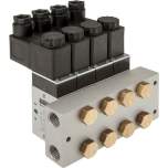 Airtec R-143/10. P-R-S strip incl. hollow screws and seals for valve series M07 / P07