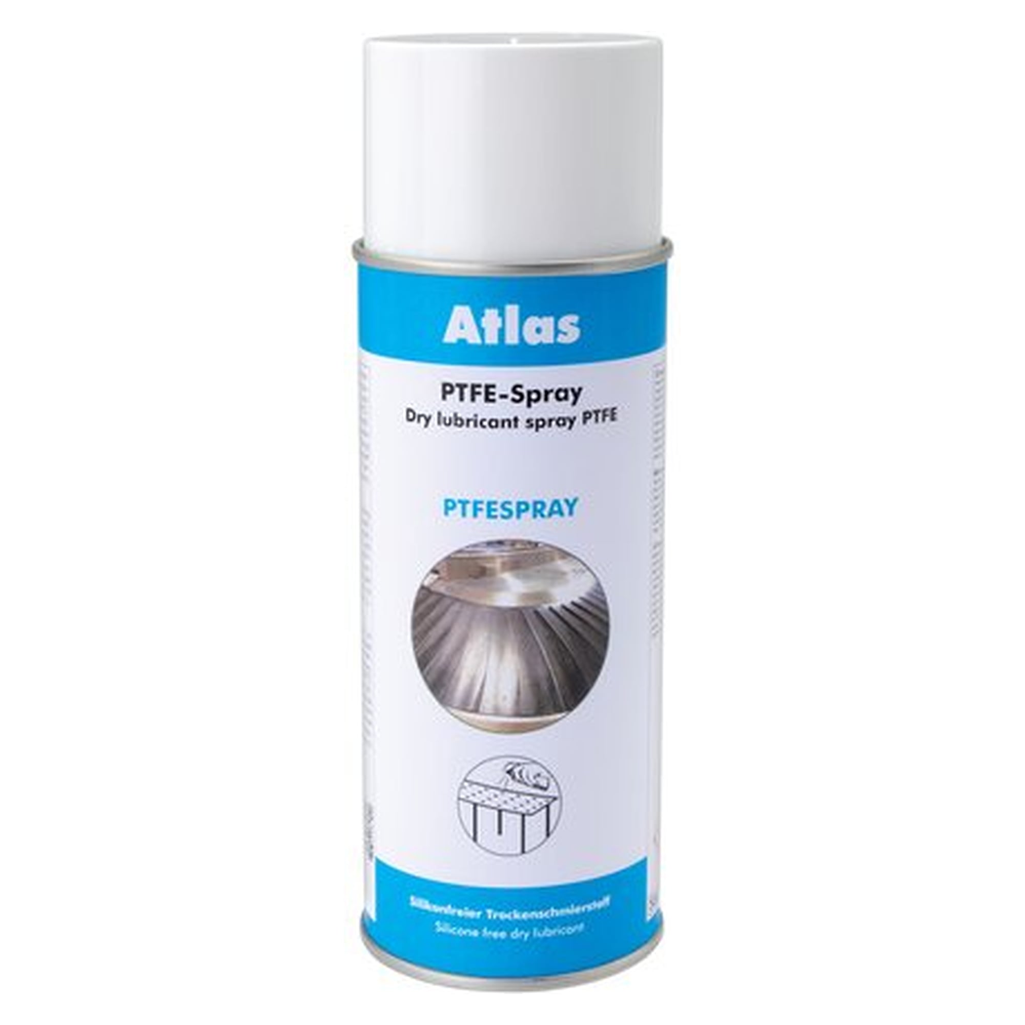 Trockenschmierstoff, PTFE-Spray, 400 ml spray can, lubricant for servicing and maintenance
