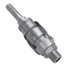 Nitto Kohki Purge HI Cupla. Schnellkupplung PVR-800SH, Brass/Zn, NBR