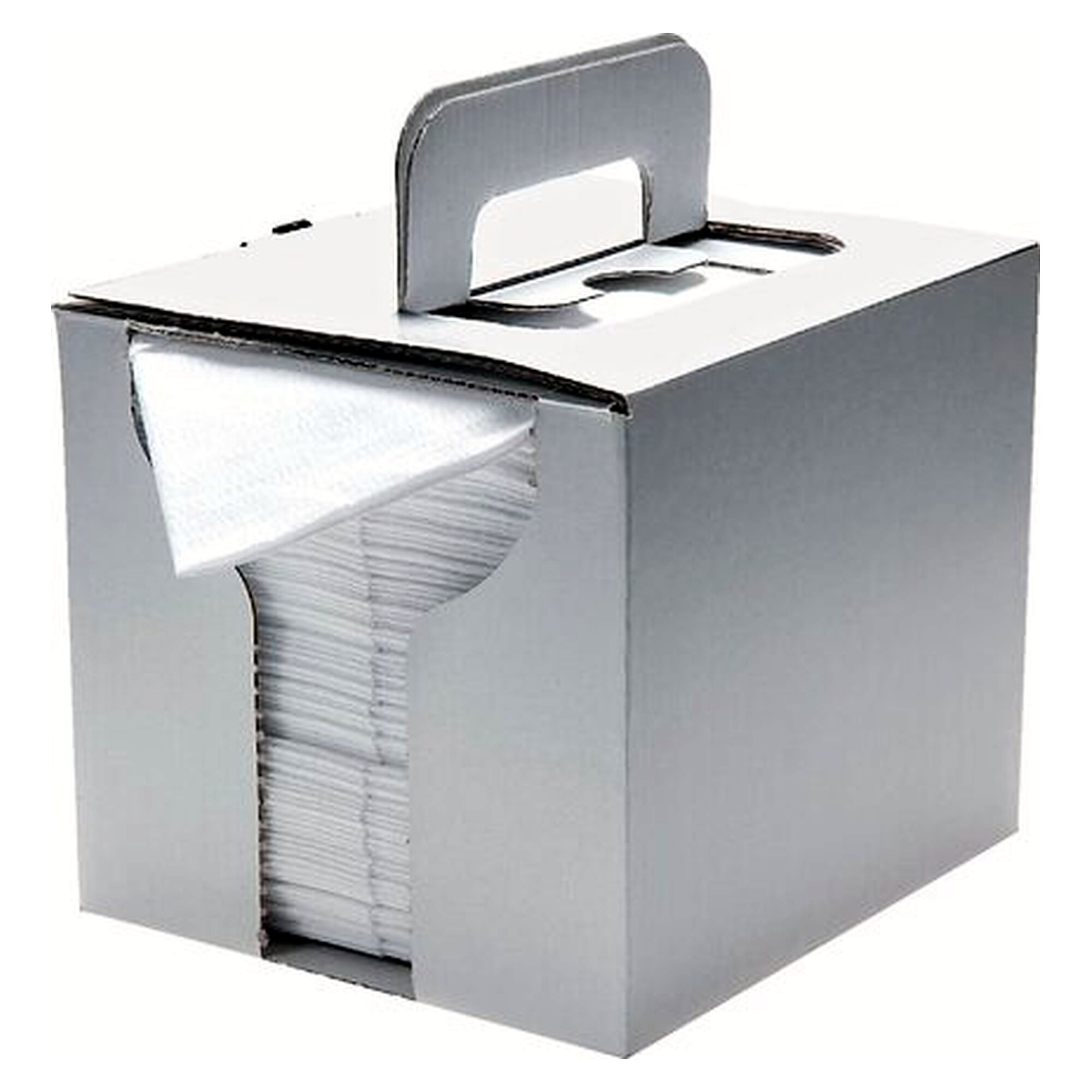 Precision wipes in a dispenser box, 30 x 38 cm, dispenser box dispenser box with 80 sheets
