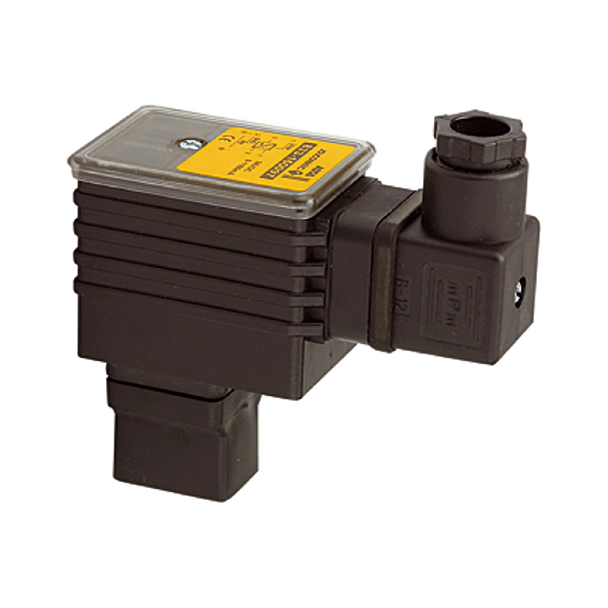 Plug amplifier 24 V DC, for »posiflow«, G 1/4 and G 3/8 - Riegler 101650