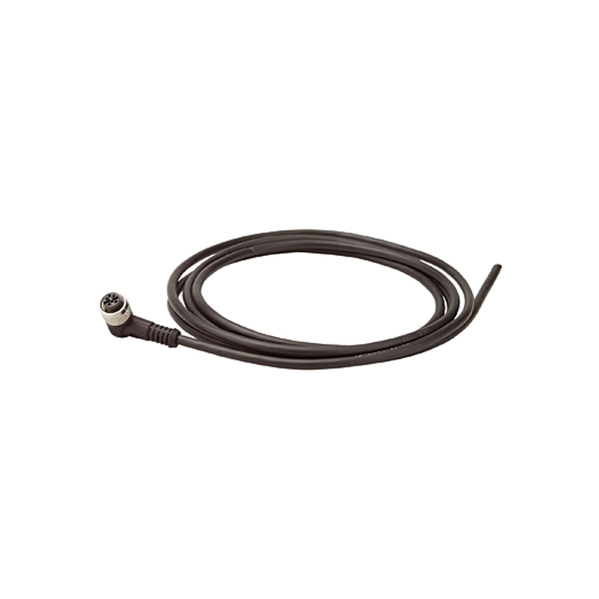 Power supply cable 2 m, 5 x 0,25 mm², incl. M12 angled line plug - Riegler 101636