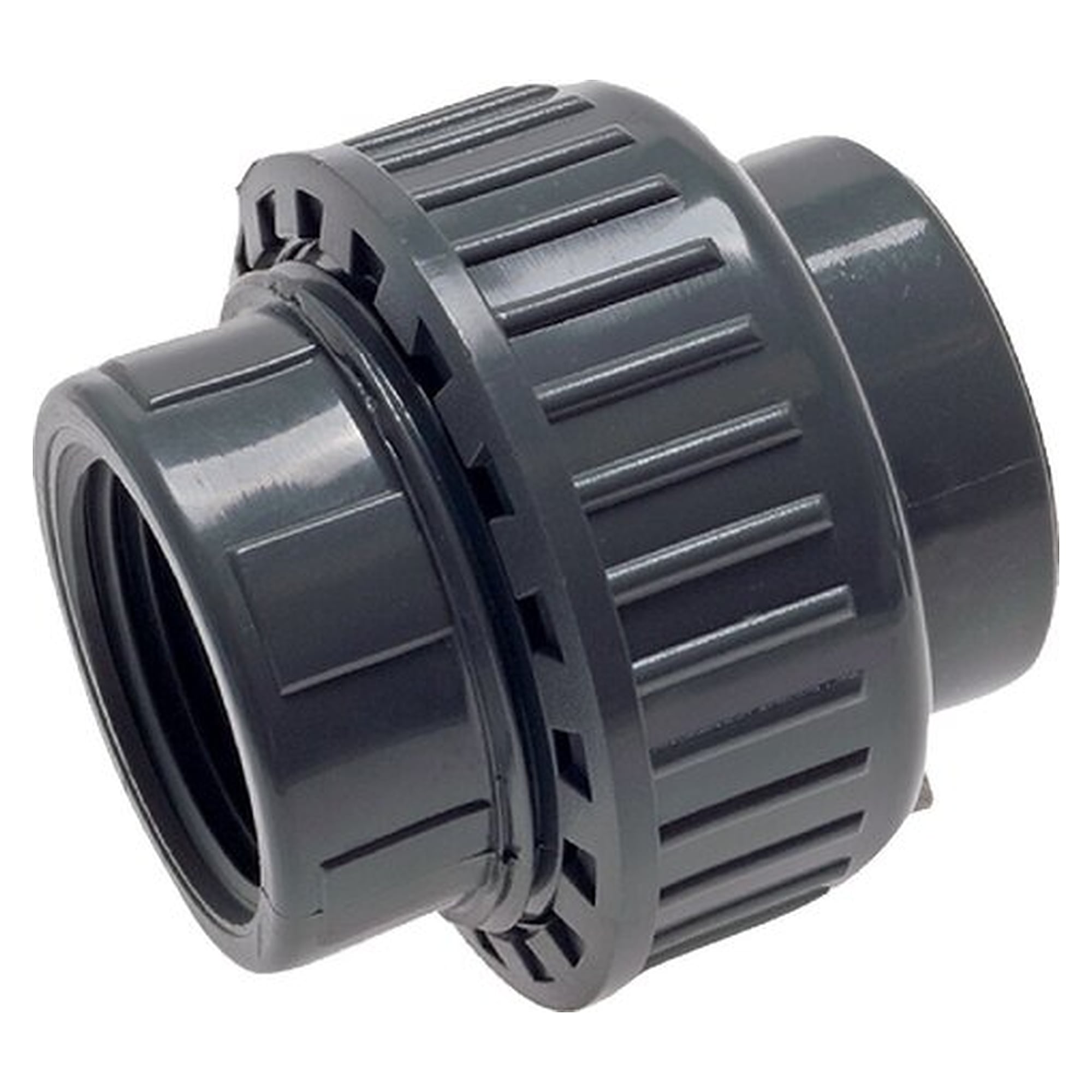 Klebe-/Gewindeverschraubung, PVC-U/ EPDM, 90mmxRp 3" Innengewinde