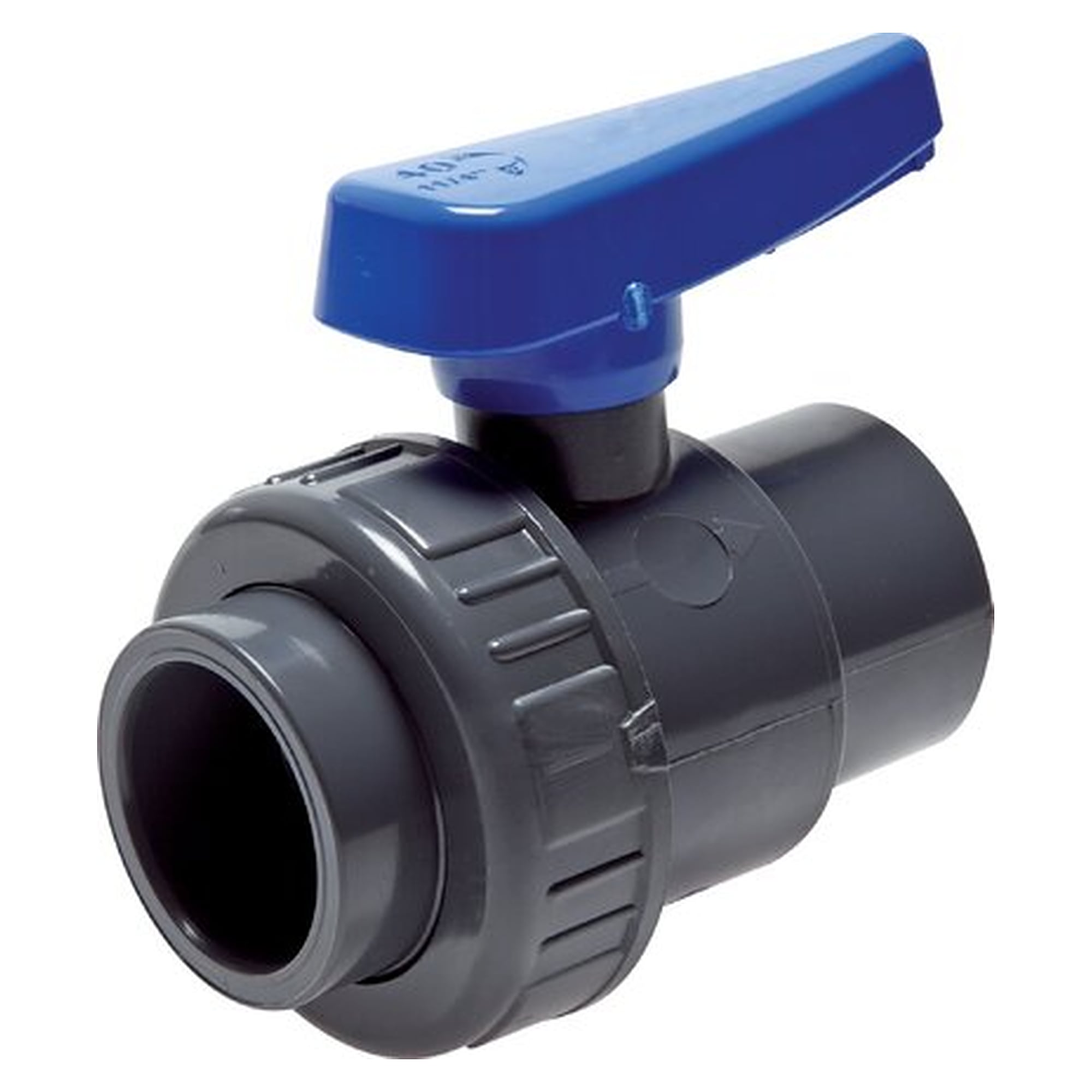 Single union solvent cement ball valve, PVC-U, 32 mm (waterausf.)