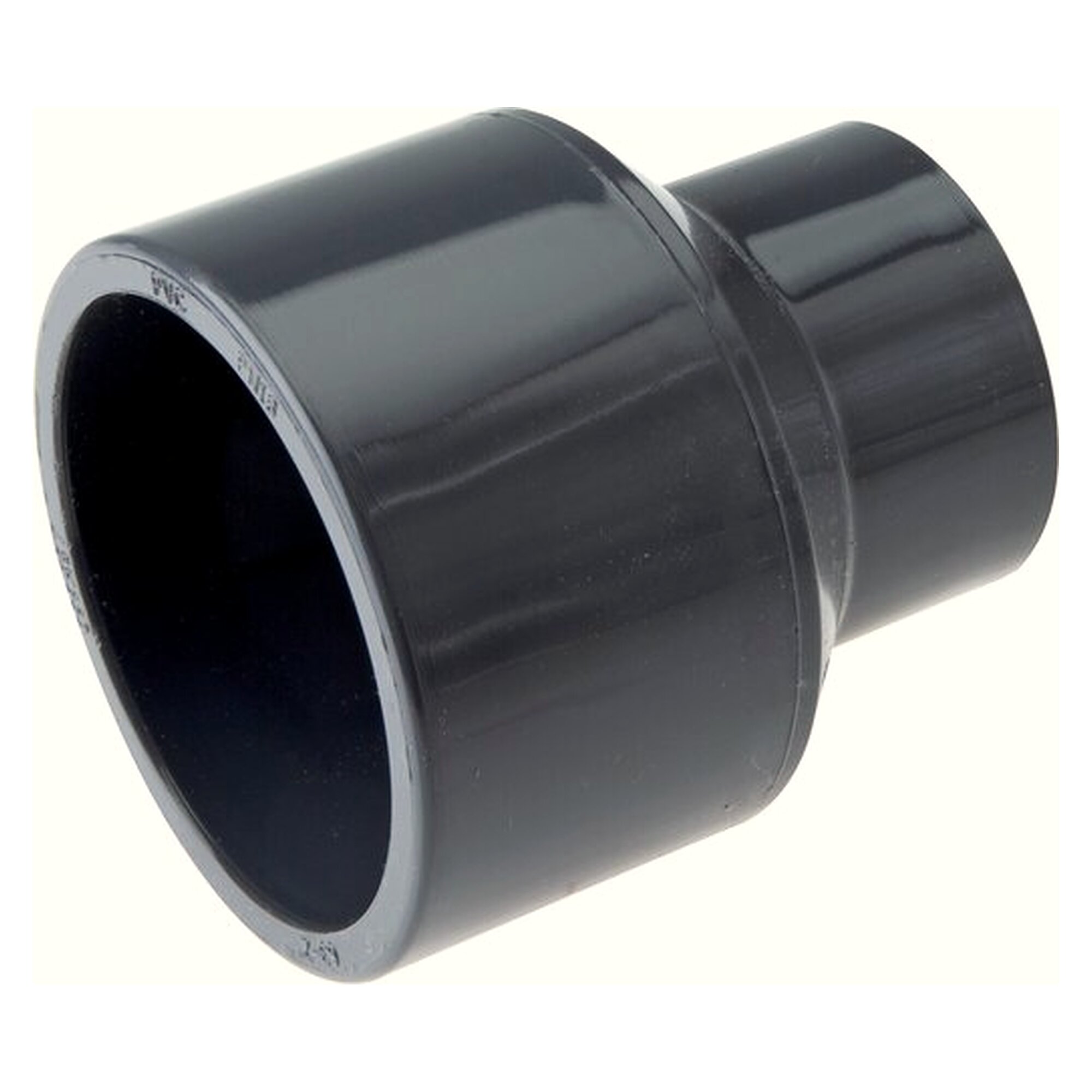 Klebemuffe, PVC-U, Länge 43 mm, Außendurchmesser 40 mm, Innendurchmesser 25 mm