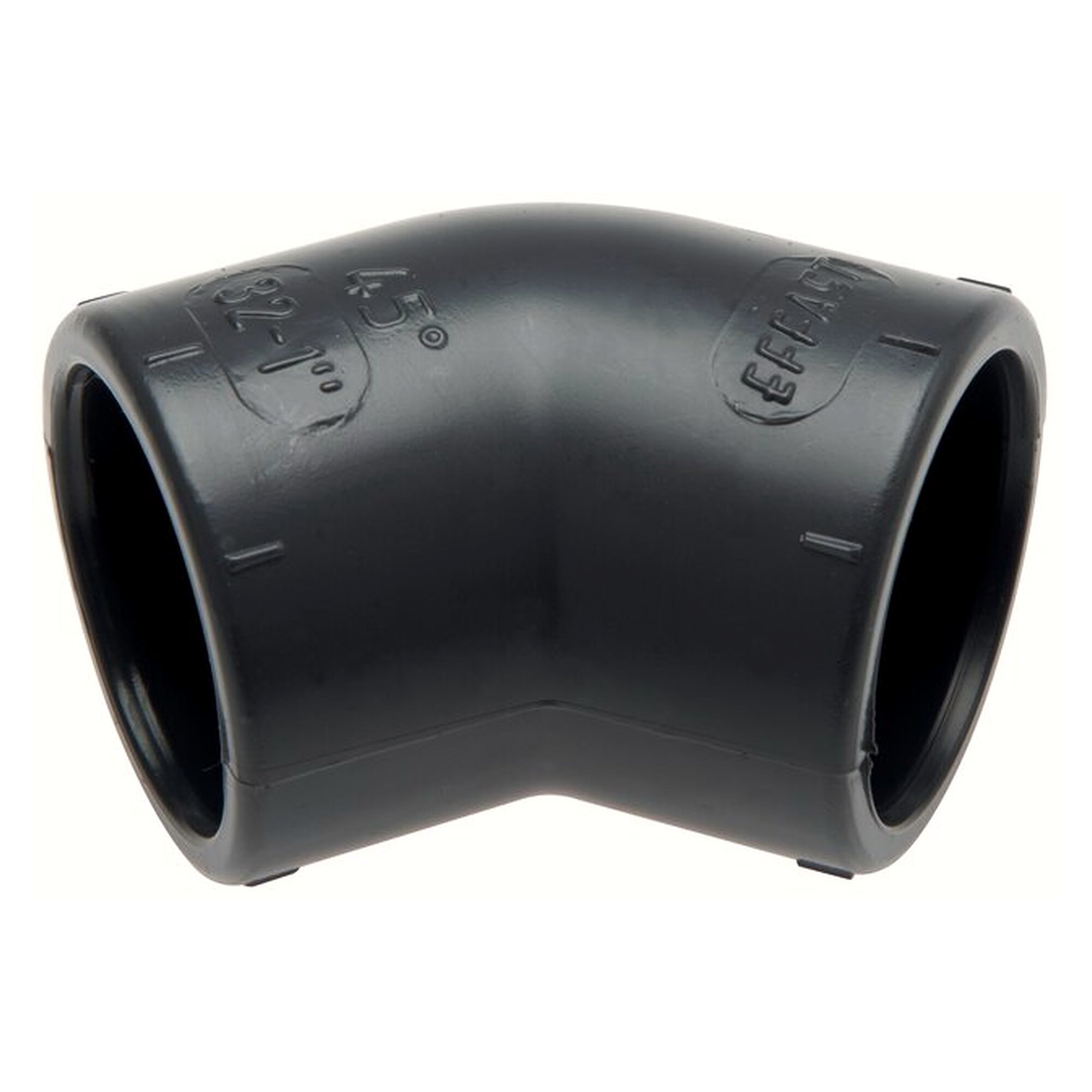 45°-Klebemuffen-Winkel, PVC-U, 40mm, Außendurchmesser D 50 mm