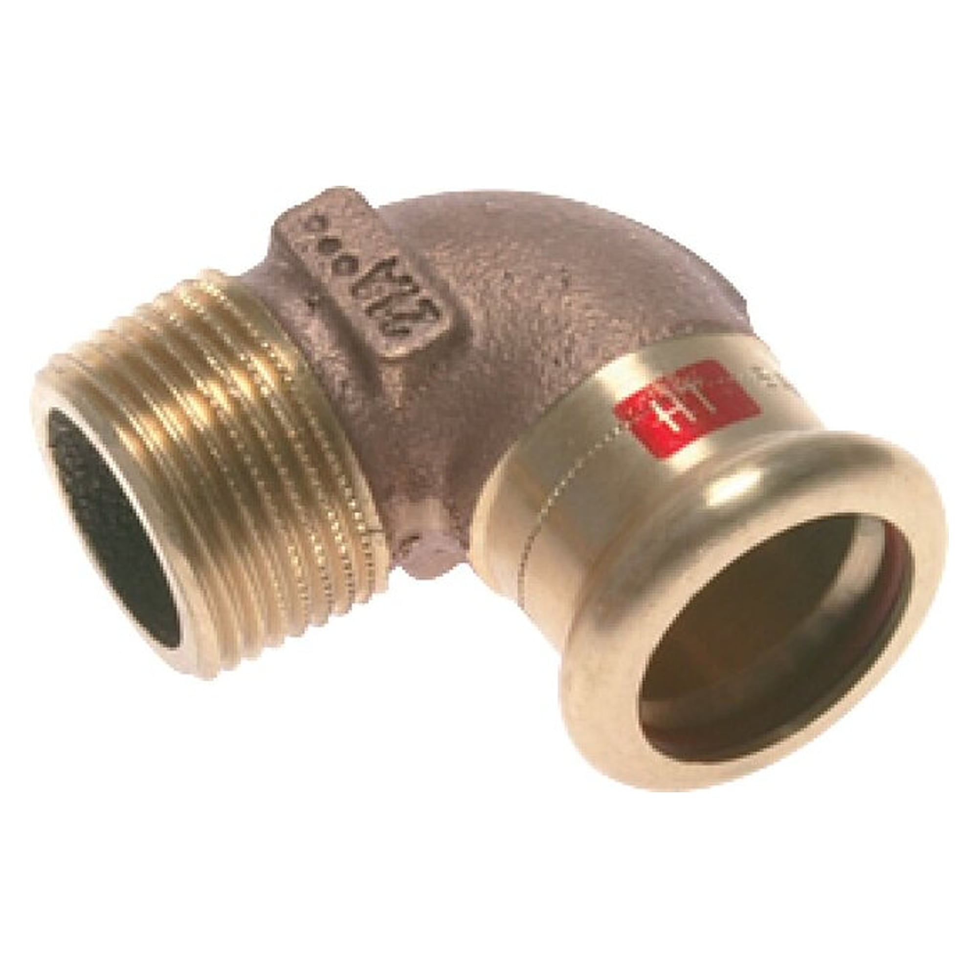 Press fitting, female thread R 3/4", pipe 22 mm, copper and copper alloy