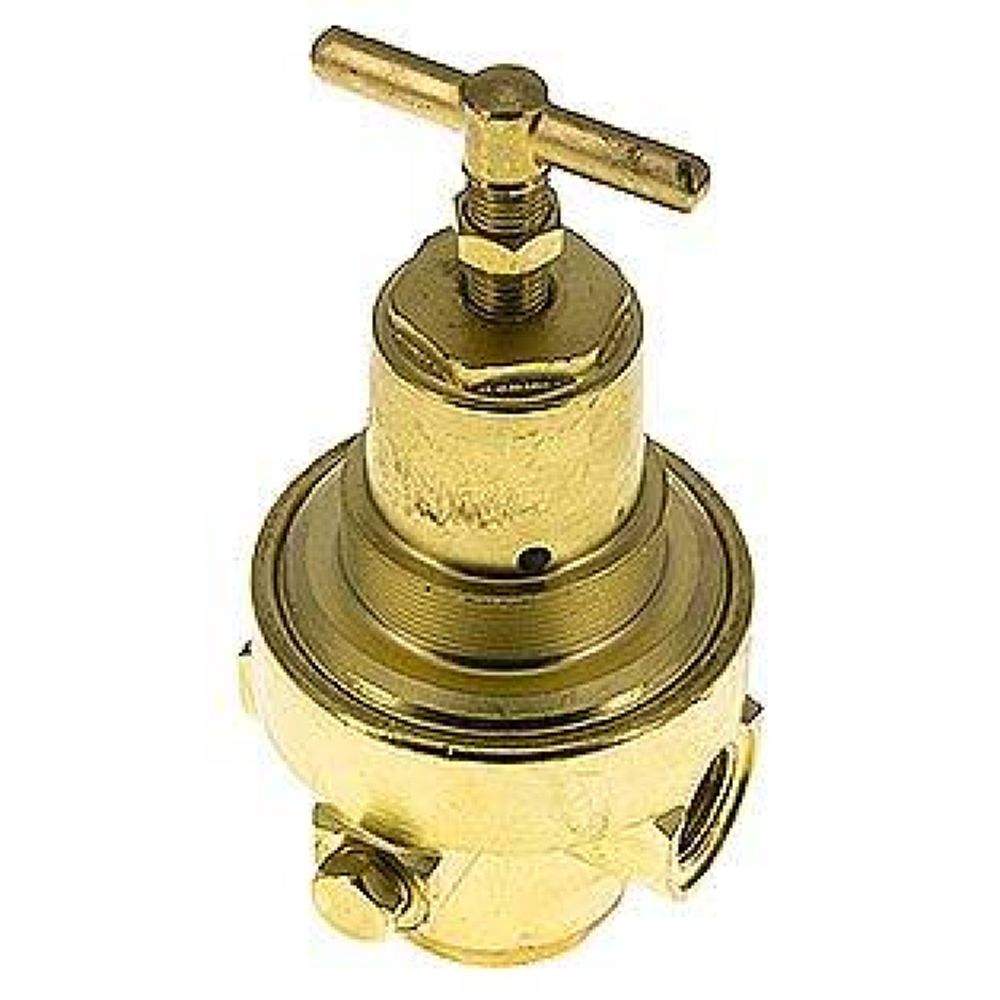 R 12-15 MS-CO Druckregler, Messing, G 1/2", 1-15bar (für CO2)