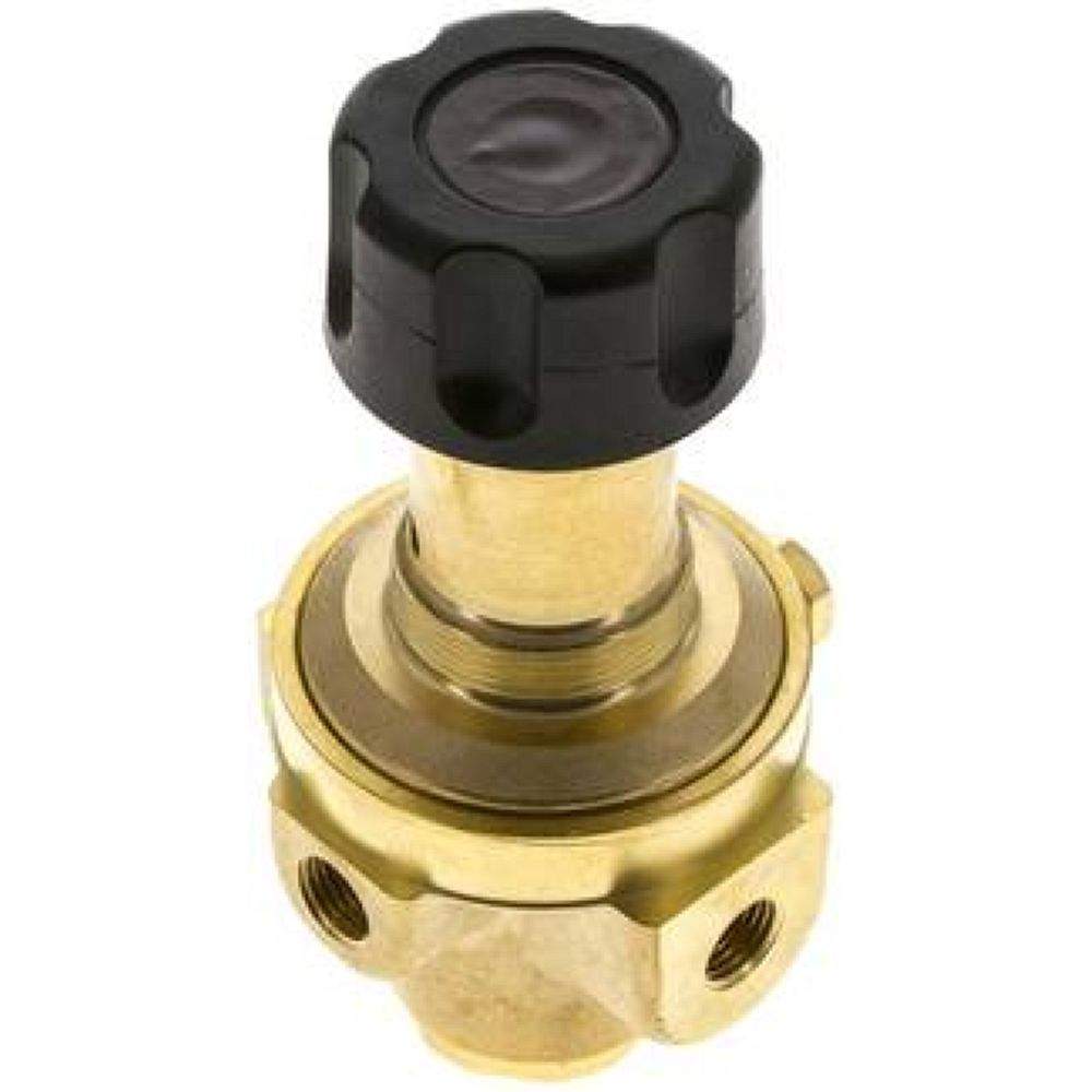 R 14-8 MS-NB Druckregler, Messing, G 1/4", 0,5-8bar (nicht rücksteuerbar)