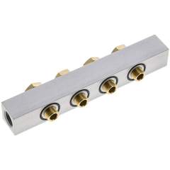 Airtec R 181/4. P-Leiste inkl. Hohlschrauben und Dichtungen für Ventilbaureihe M05 / P05