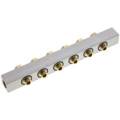 Airtec R 181/6. P-Leiste inkl. Hohlschrauben und Dichtungen für Ventilbaureihe M05 / P05