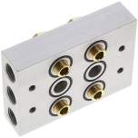 Airtec R-183/2. P-R-S strip incl. hollow screws and seals for valve series M05 / P05