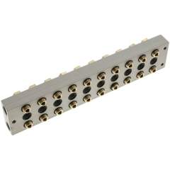 Airtec R 283/10. P-R-S-Leiste inkl. Hohlschrauben und Dichtungen für Ventilbaureihe M04 / P04