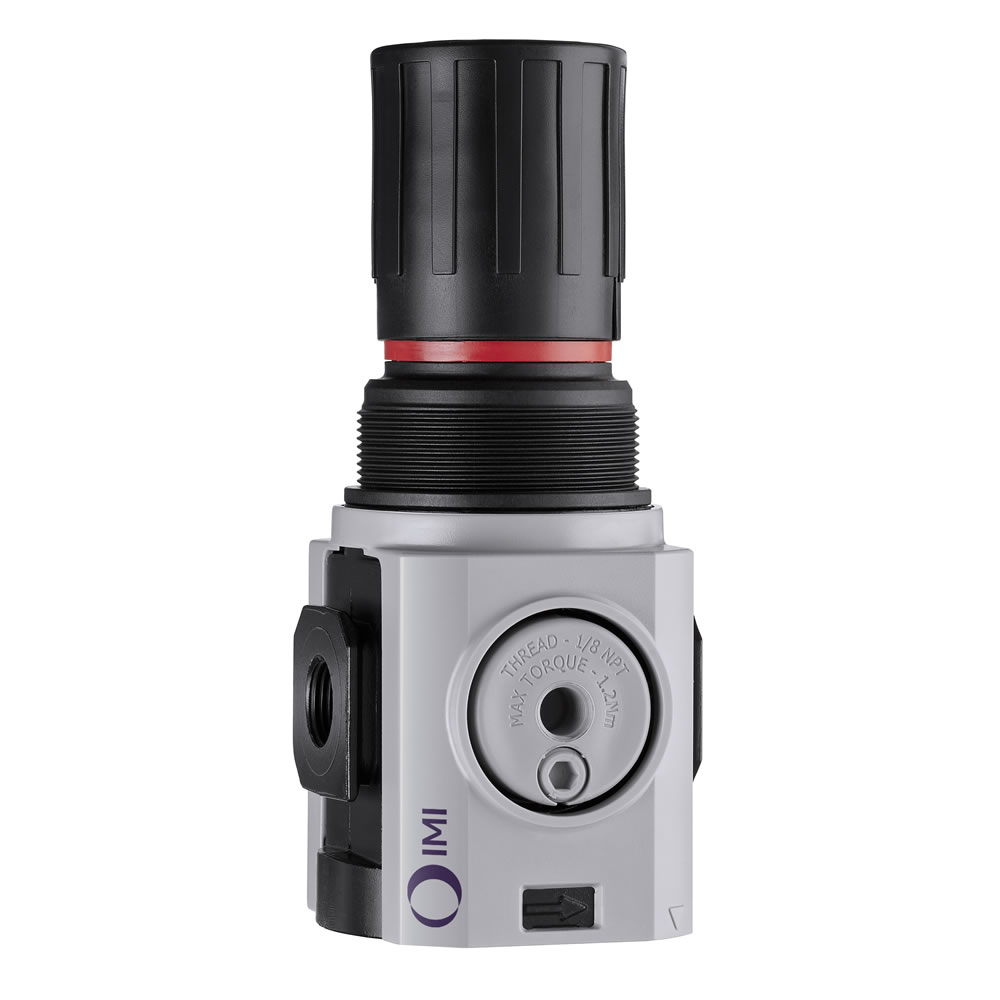Excelon Plus pressure regulator, G3/8, 0.3-10 bar, without gauge, knob adjustment - Norgren R84G-3GK-RMN