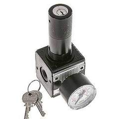 RB 14-6 K Multifix Druckregler, abschließbar, Reihenmont. G 1/4", 0,2-6bar, Multifix 1