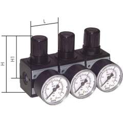 RB 12 K * Multifix Druckregler, abschließbar, Reihenmont. G 1/2", 0,5-10bar, Multifix 2