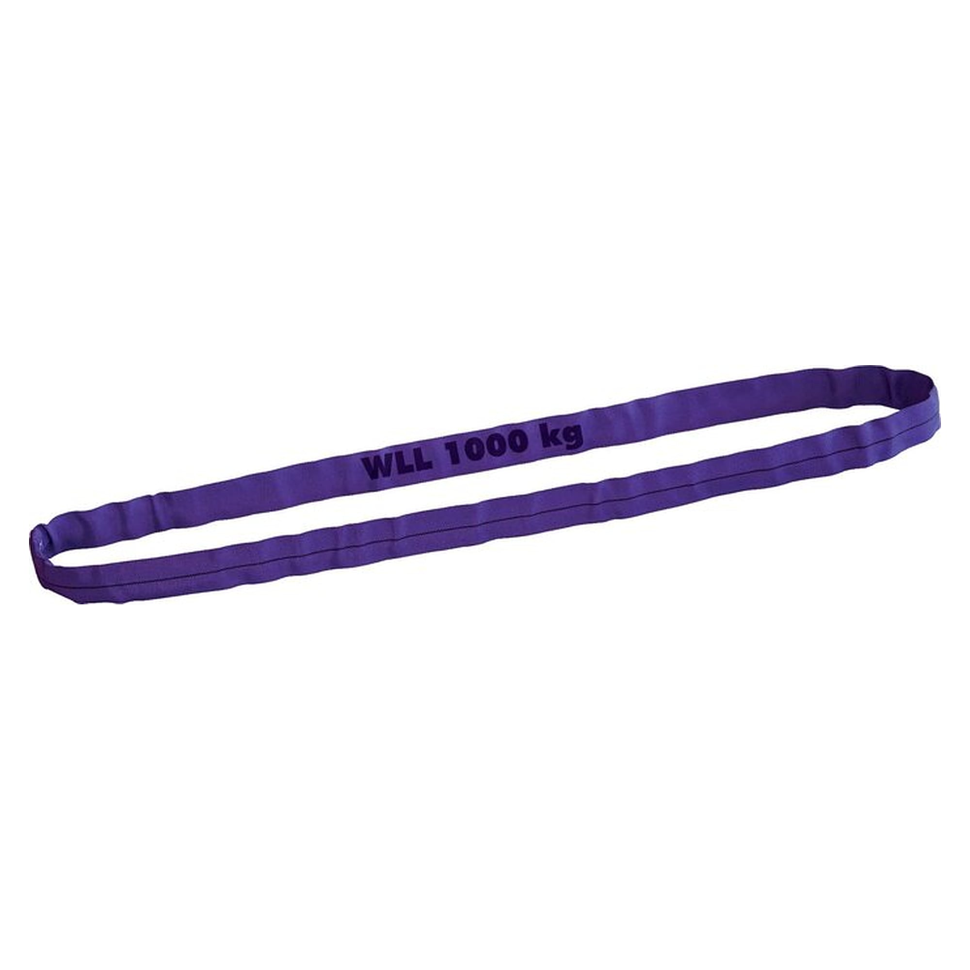 Round sling DIN EN 1492-2, WLL 1000 kg, usable length 6 m, colour code violet