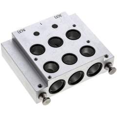 Airtec RF-10-E2. End plate with two valve seats