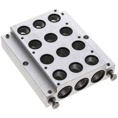 Airtec RF-10-Z4. Intermediate plate with four valve seats