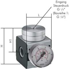 RF 344 Multifix Druckregler (Volumenbooster), G 3/4", Multifix 4