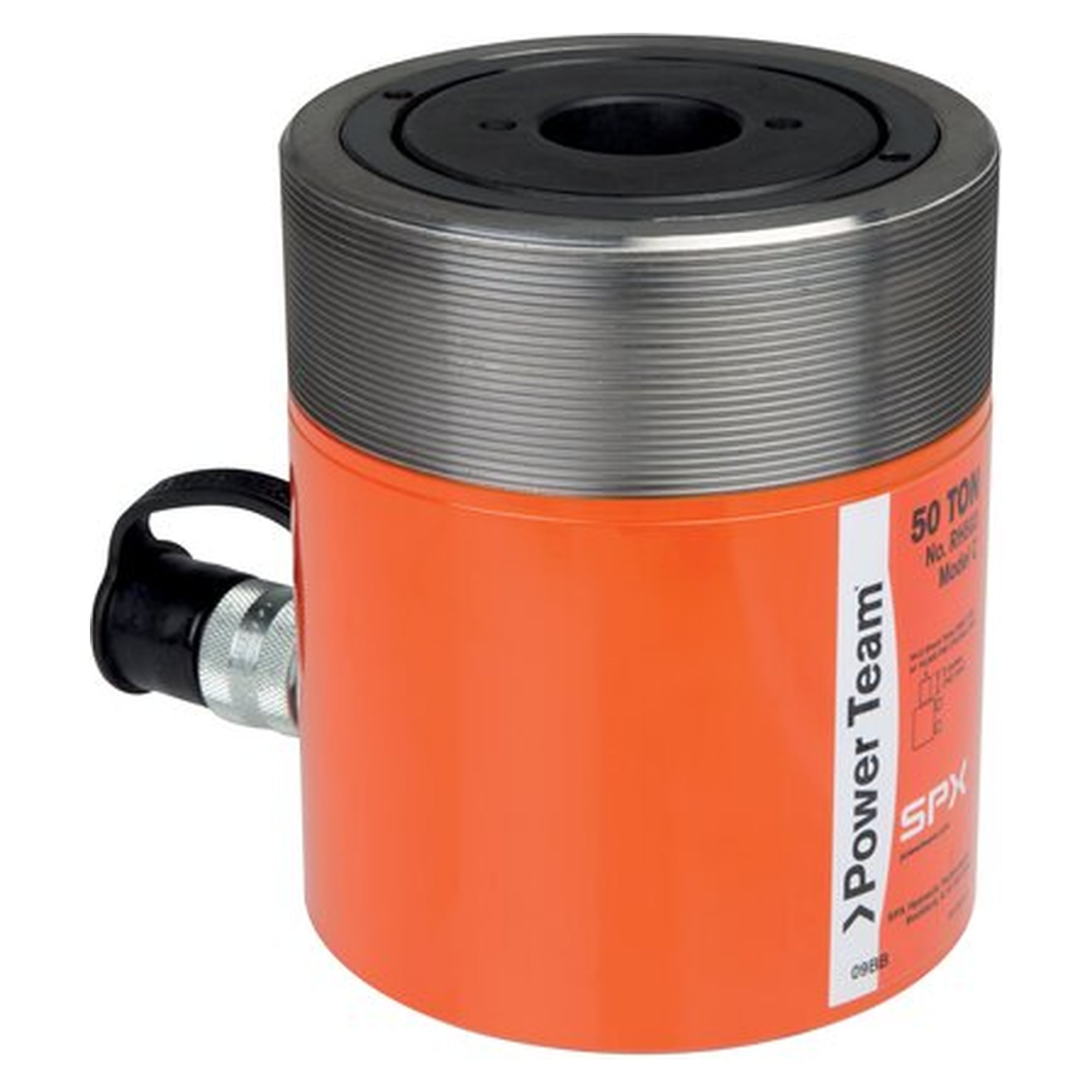 Hydraulik-Hohlkolbenzylinder, 30 Tonnen, 63,5 mm Hub, Durchmesser Mittelbohrung 32,9 mm