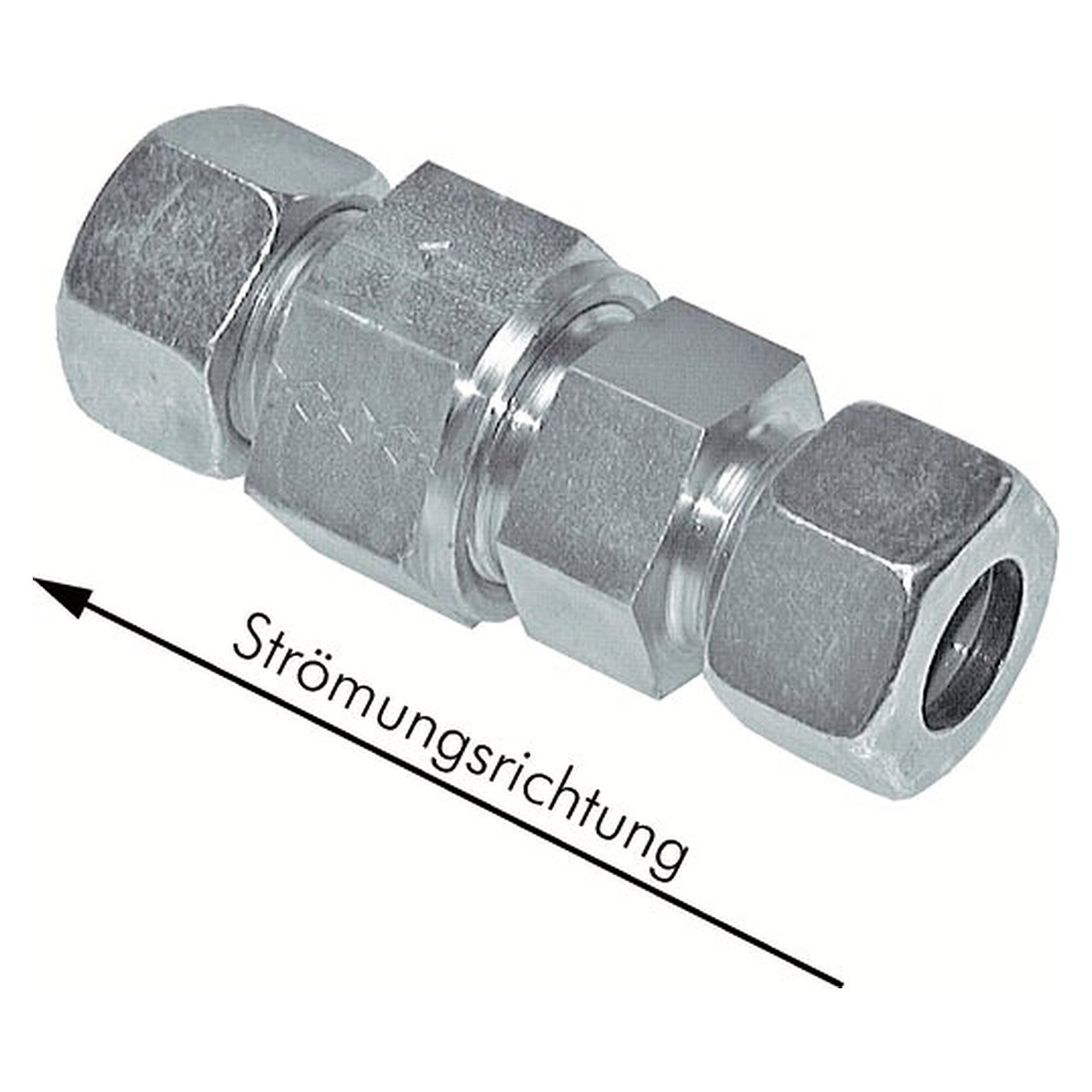 Rückschlagventil 20 S (M30x2), Öffnungsdruck 3 bar, Stahl verzinkt