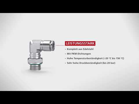 Schnellsteckverbindungen aus Edelstahl