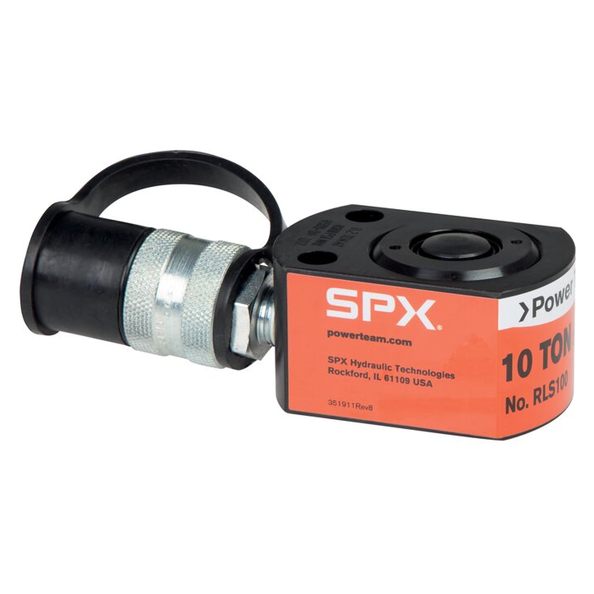 Hydraulic low-height cylinder, 50 tons, 15.9 mm stroke, oil volume 98.4 cm³