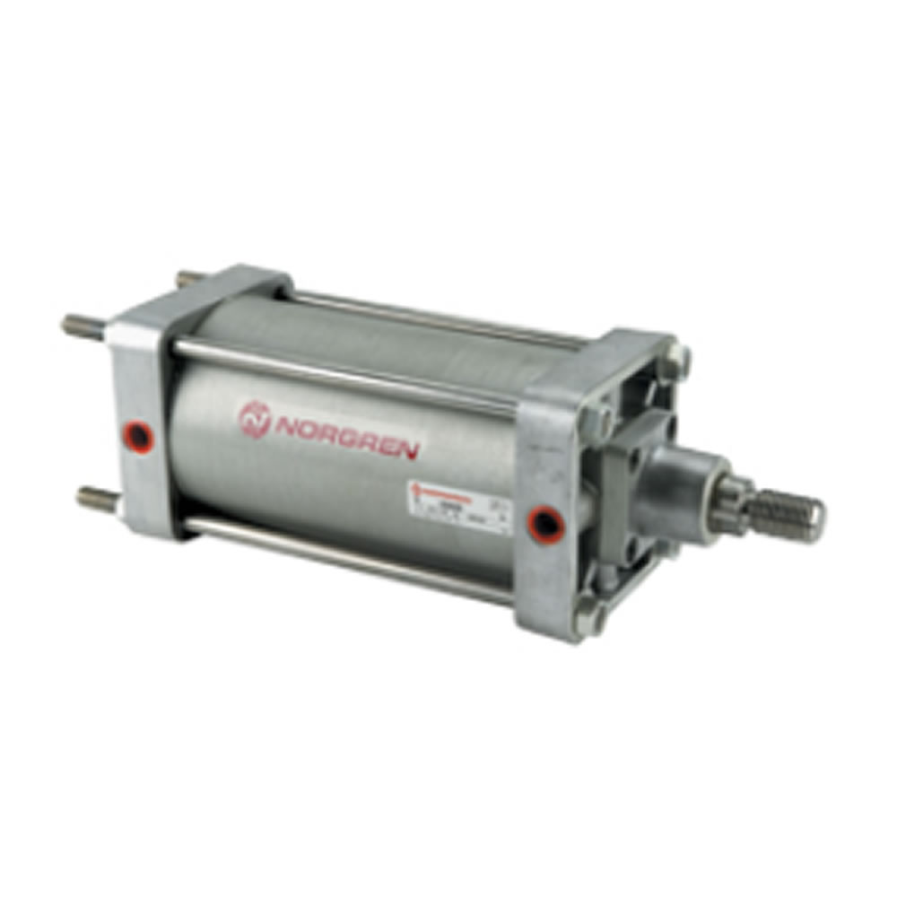 Tie rod cylinder, double acting, 6 inch bore, 380 mm stroke, G1/2 - Norgren RM/960/380