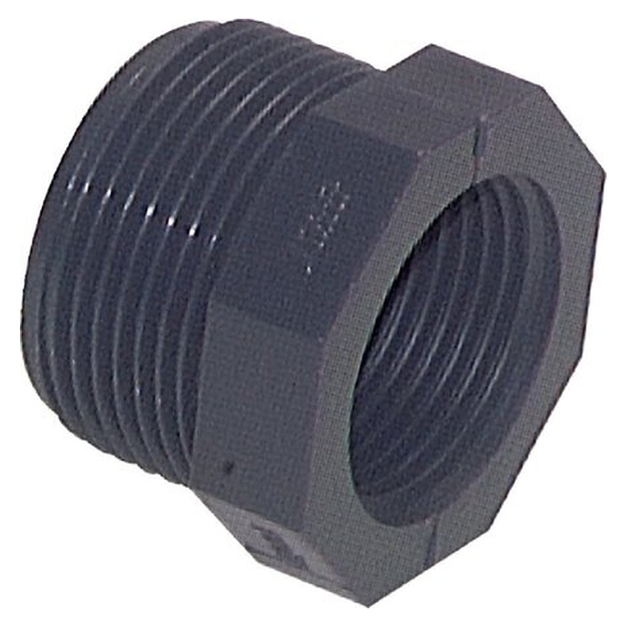 Reduziernippel, Außengewinde G 1/2" auf Innengewinde Rp 1/4", Länge 27 mm, PVC-U