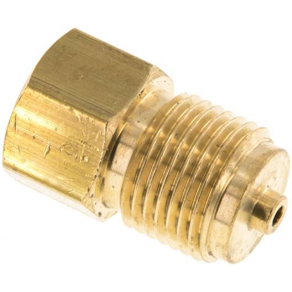 Wika RN MANO 1218 MS Manom.-Reduzierung G 1/2"(AG)-G 1/8"(IG). Messing, 35mm