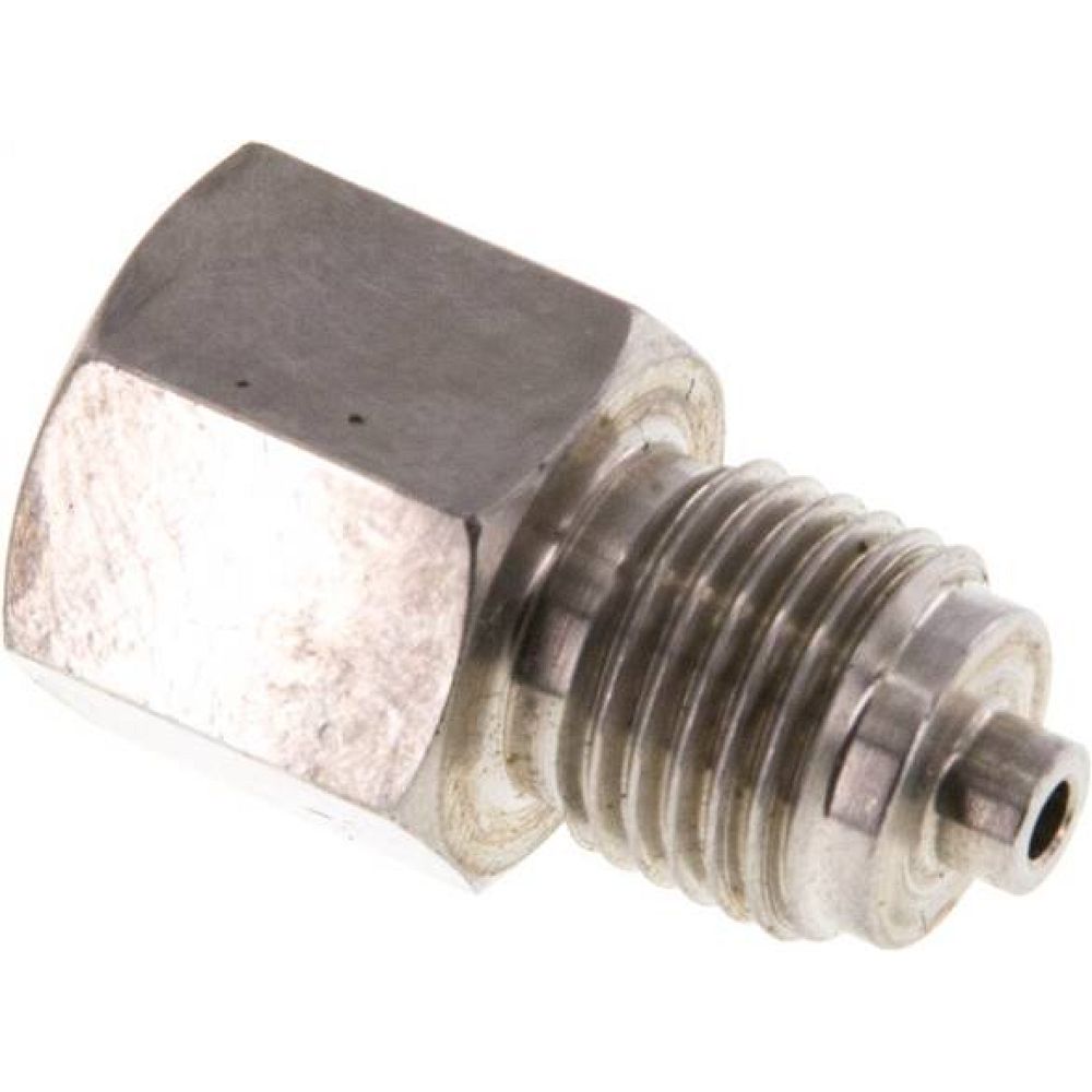 RN MANO 14M1215 ES Manom.-Reduzierung G 1/4"(AG)-M 12x1,5(IG). 1.4571, 28mm
