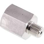 Wika RN MANO 14NPT12G ES * Manom.-Reduzierung NPT 1/4"(AG)-G 1/2"(IG). 1.4571, 43mm