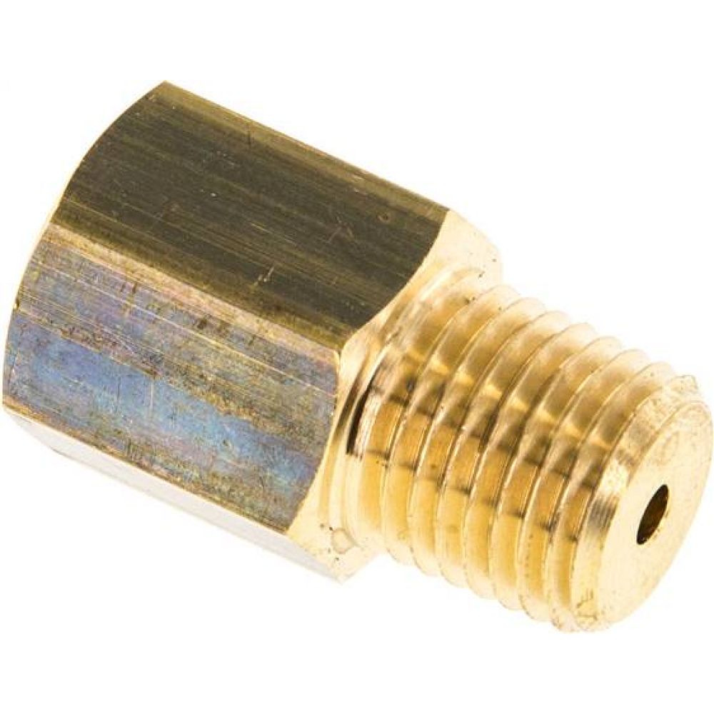 Wika RN MANO 14NPT14G MS * Manom.-Reduzierung NPT 1/4"(AG)-G 1/4"(IG). Messing, 30mm