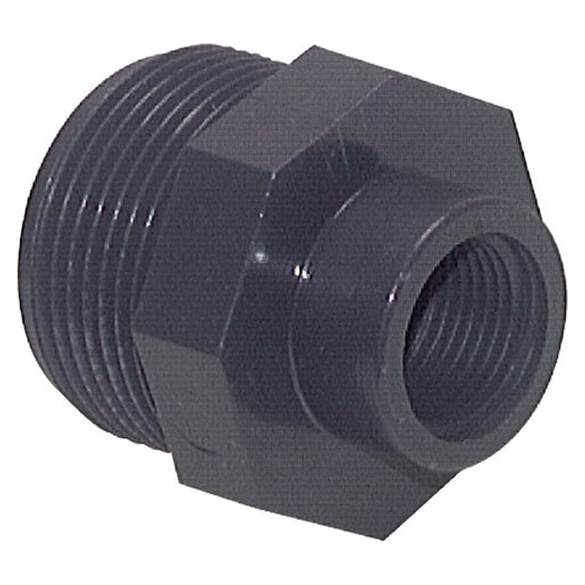 Reduziernippel, Außengewinde G 1" auf Innengewinde Rp 1/2", PVC-U