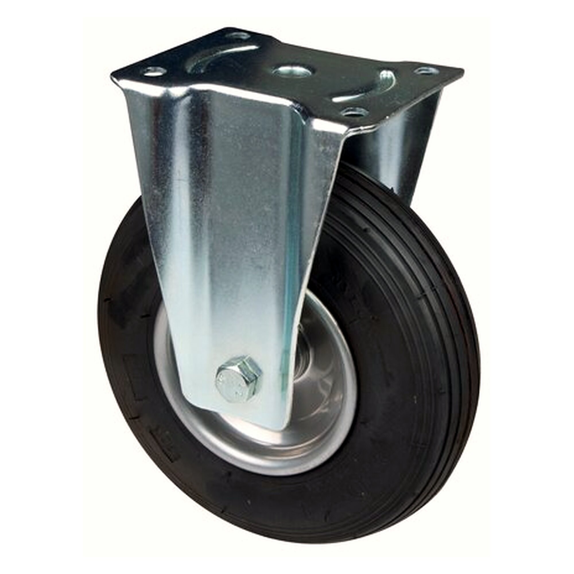Rolle mit PU-Bereifung Bockrolle, 300mm, Tragfähigkeit statisch 250 kg