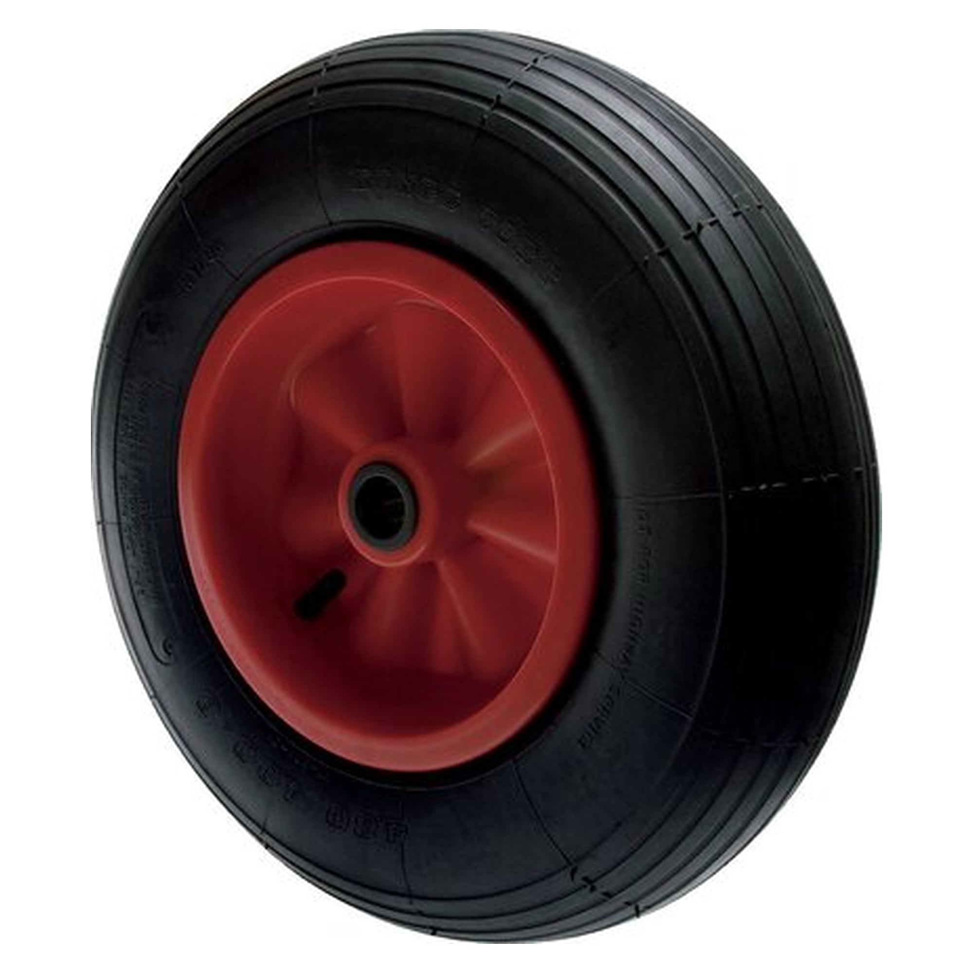 Wheel, pneumatic, plastic rim with roller bearing, 220mm, static load capacity 100 kg