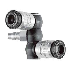 Nitto Kohki Rotary Full Blow Line Cupla. Schnellkupplung FBH-RT, Zn Alloy, NBR