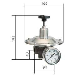 RPM 12-400-CO Präzisions-Druckminderer G 1/2", 10-400 mbar