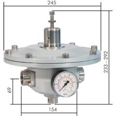 RPM 10-120-CO Präzisions-Druckminderer G 1", 10-120 mbar