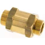 RUCK-10-A. Check valve (brass)G 1" (AG), PN 40