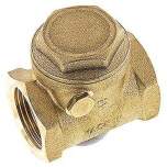 RUCK-10-SKB. Swing check valve G 1", PN 12, Brass, soft sealing