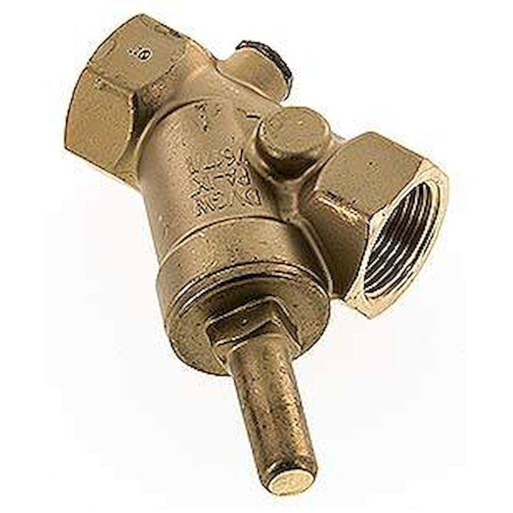 RUCK-10-SS. Y-type check valve, Rp 1", Standard, brass