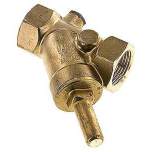 RUCK-10-SS-DVGW. Y-type check valve, Rp 1", DVGW, brass