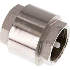 RUCK-112-MSV-E. check valves (light), G 1-1/2", PN 10, Nickel-plated brass