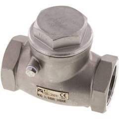 RUCK-112-S-ES-E. Stainless steel swing check valve G 1-1/2",PN 16