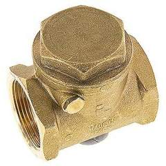 RUCK-112-SK. Swing check valve G 1-1/2", PN 10, Brass, Metallic sealing