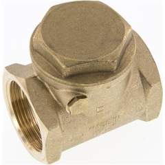 RUCK-112-SKB. Swing check valve G 1-1/2", PN 10, Brass, soft sealing