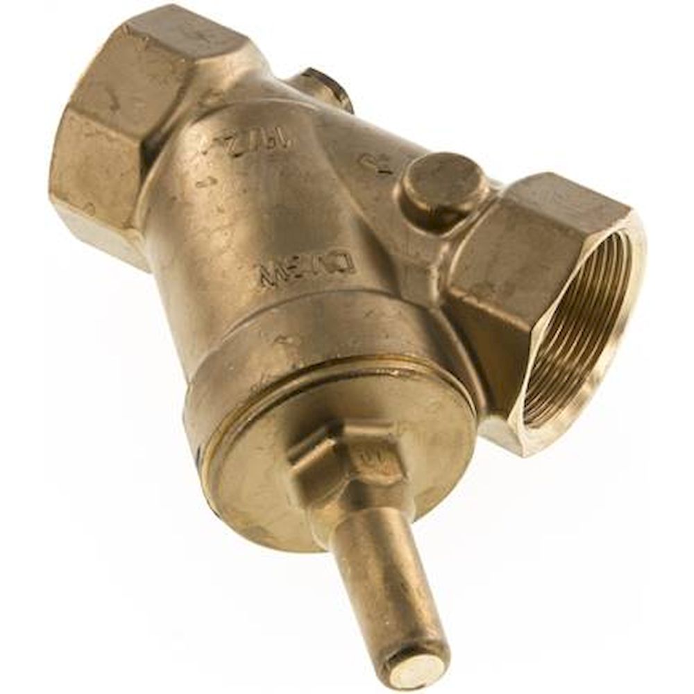 RUCK-112-SS. Y-type check valve, Rp 1-1/2", Standard, brass